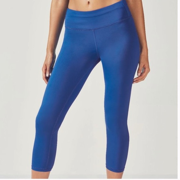 Fabletics Pants - Fabletics Gia Powerlite Capri Leggings Marine Blue
